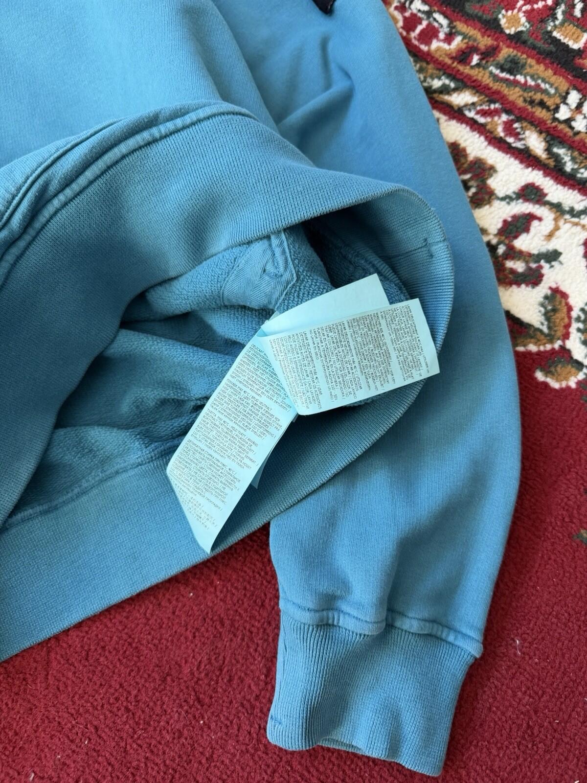 Stone Island Junior Blue Badge Logo Hoodie Authentic