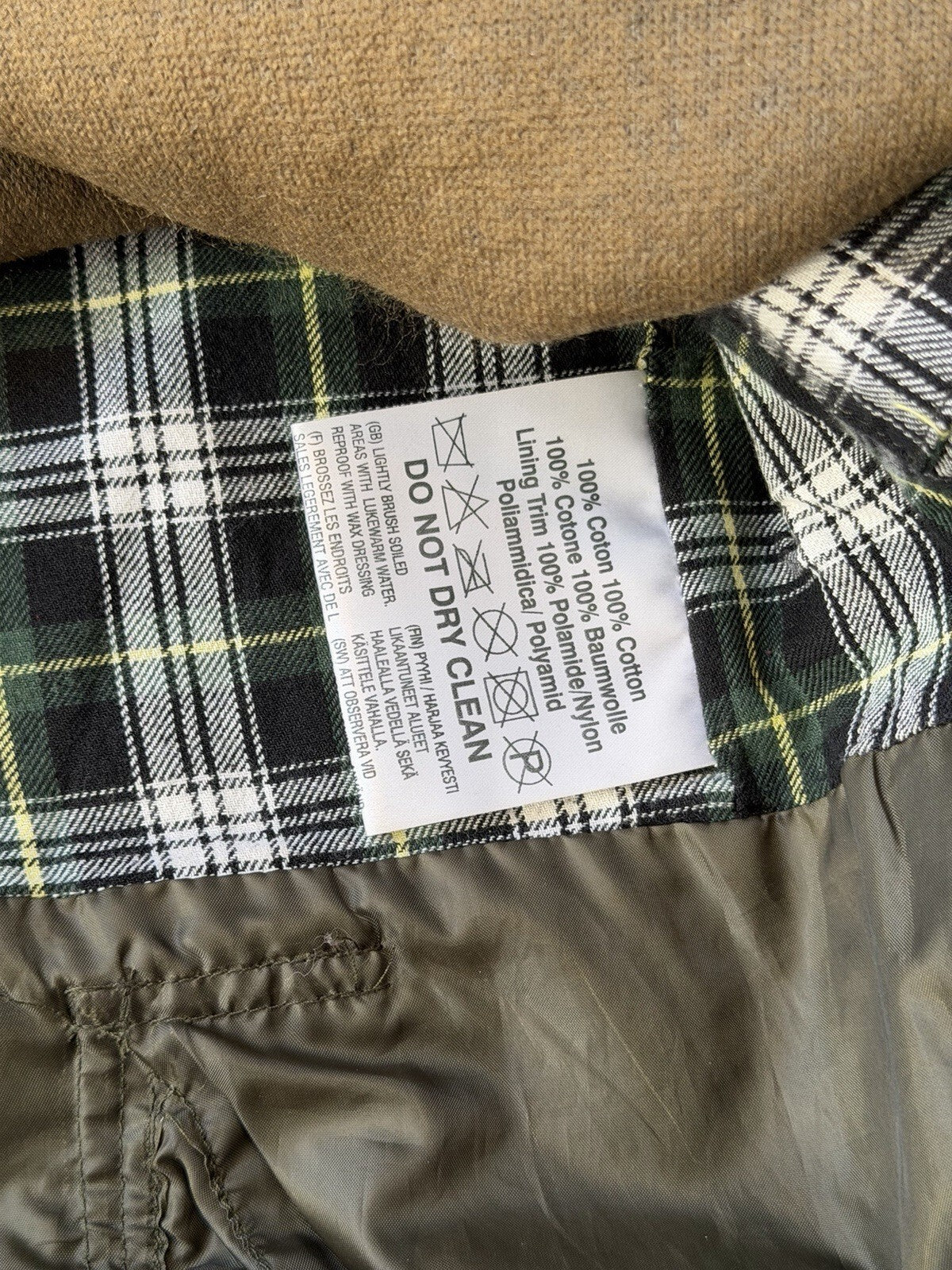 Oxford Blue Classics Countryman Green Waxed Jacket With Lining Made In England