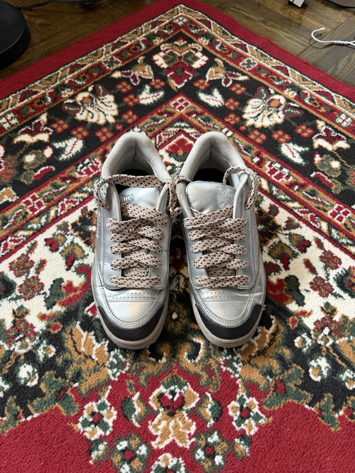 Reebok x Dime Club C Bulc Silver Metallic Rare Limited