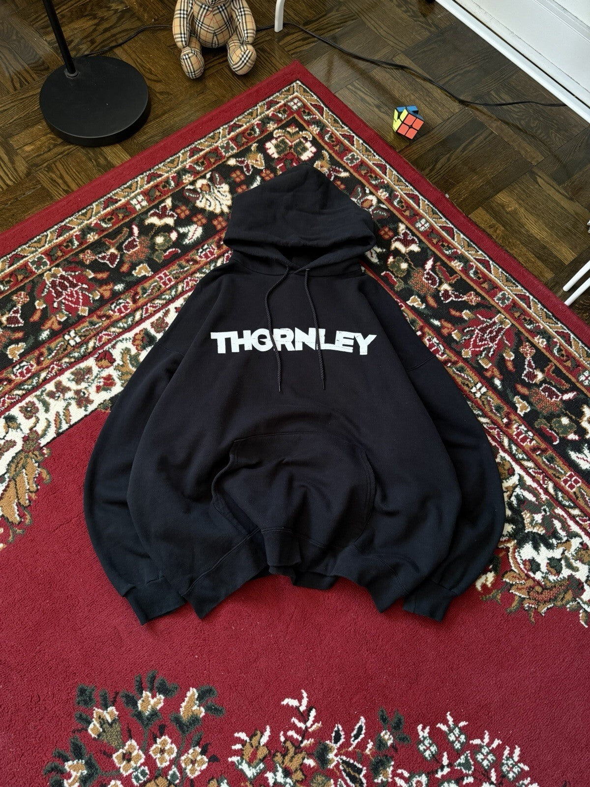 90s Thornley Double Sided Logo Hoodie Vintage Concert Tour