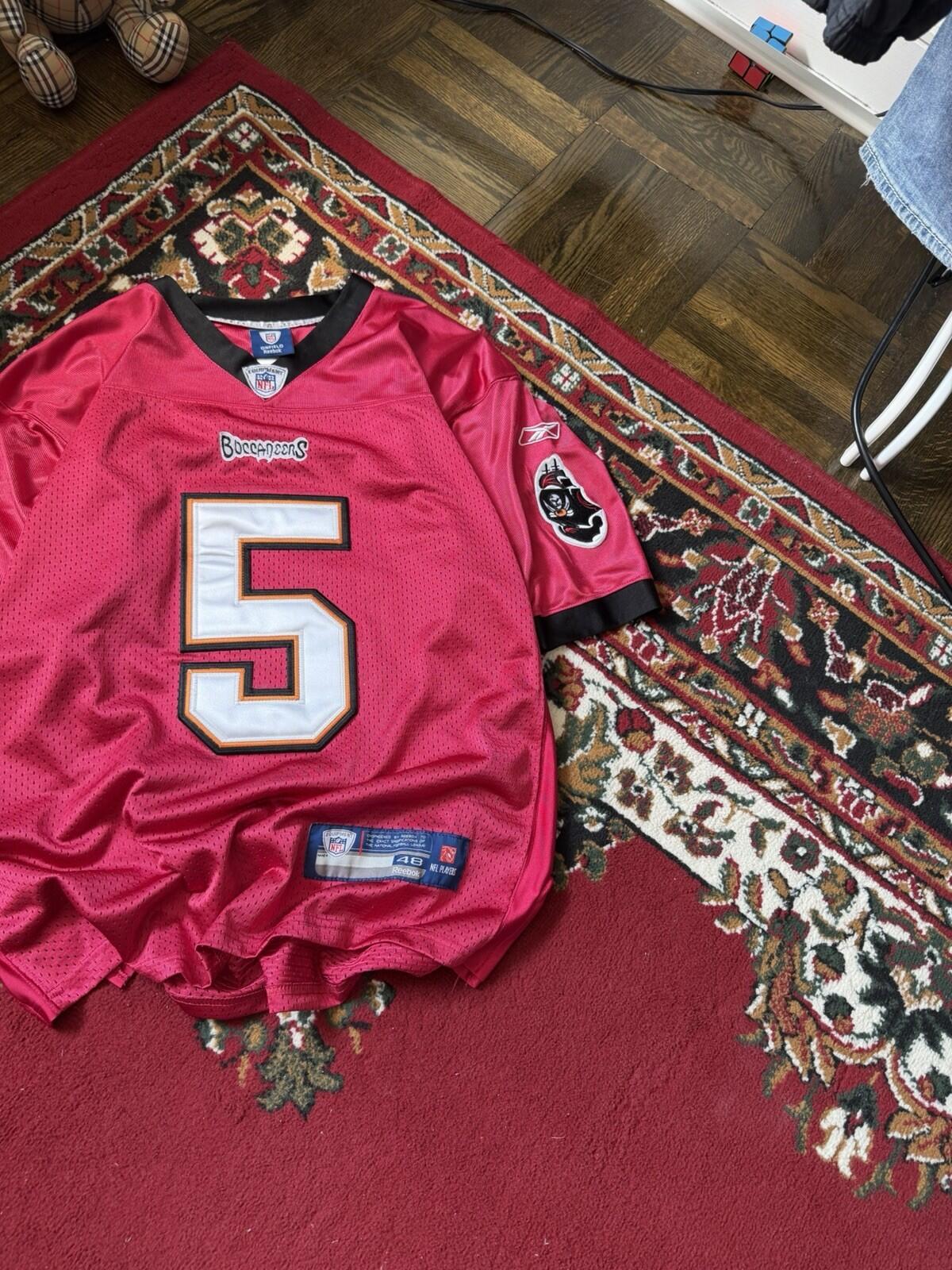 Josh Freeman Tampa Bay Buccaneers Reebok Jersey Size 48