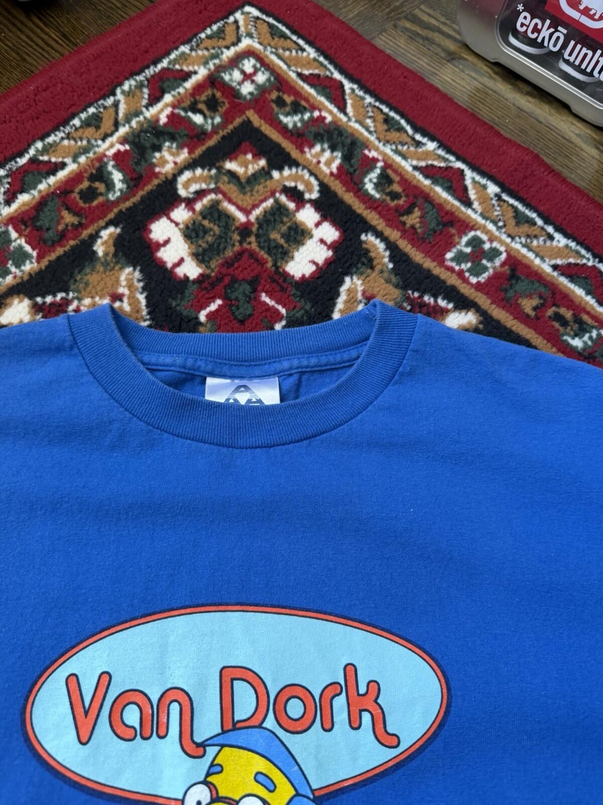 Y2K Vintage The Simpsons "Van Dork" Van Dutch Parody  Vintage Tee 00s 2004 Fox