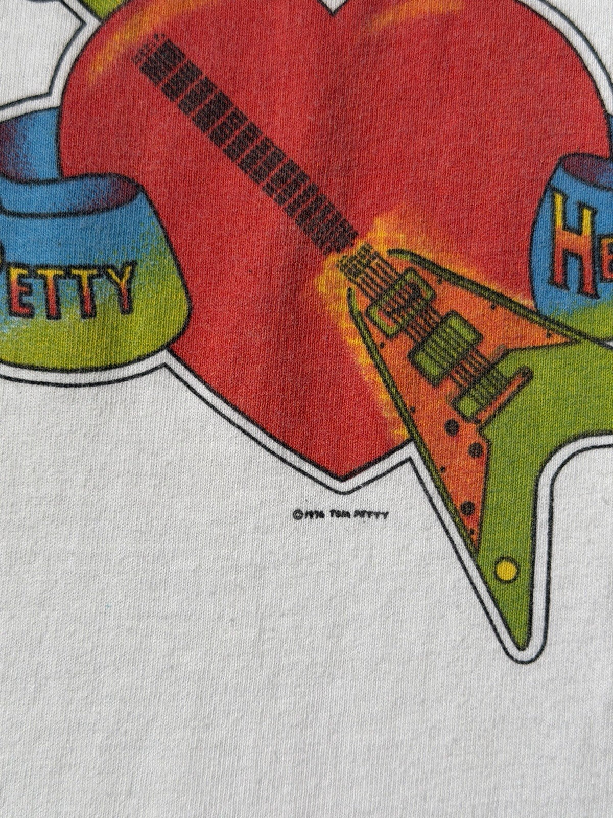 Vintage 70s Tom Petty and The Heartbreakers L 1976 Tour Tee Tank Top