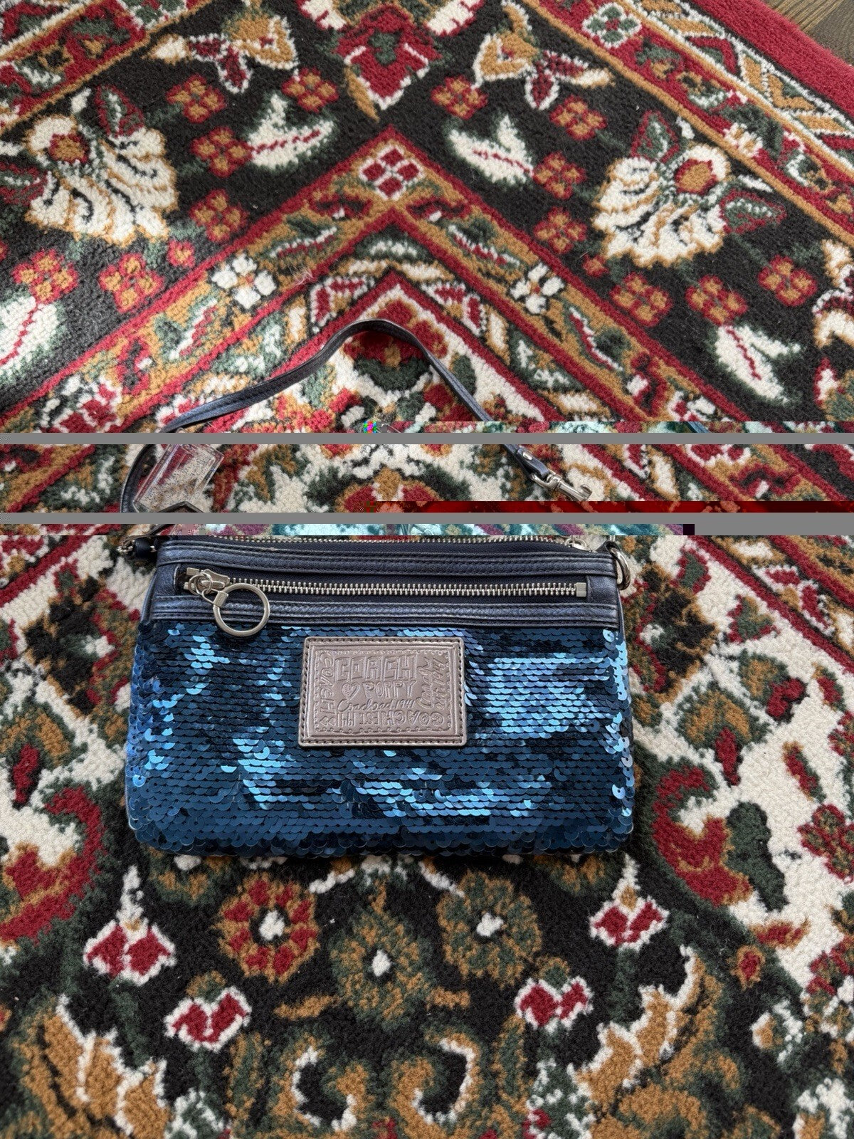 Coach Sequined Poppy Spotlight Bag
