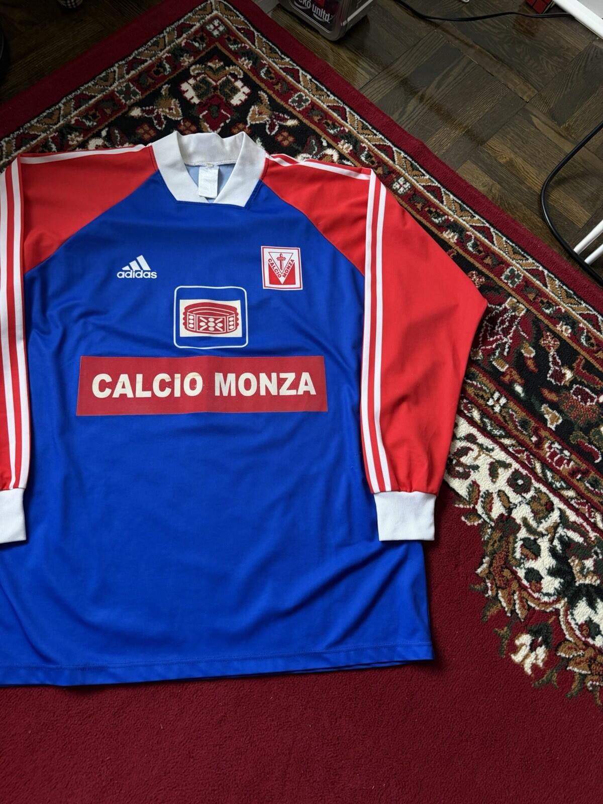 Vintage Monza Calcio Topic 1998/1999 Adidas Football Shirt Jersey Match Worn