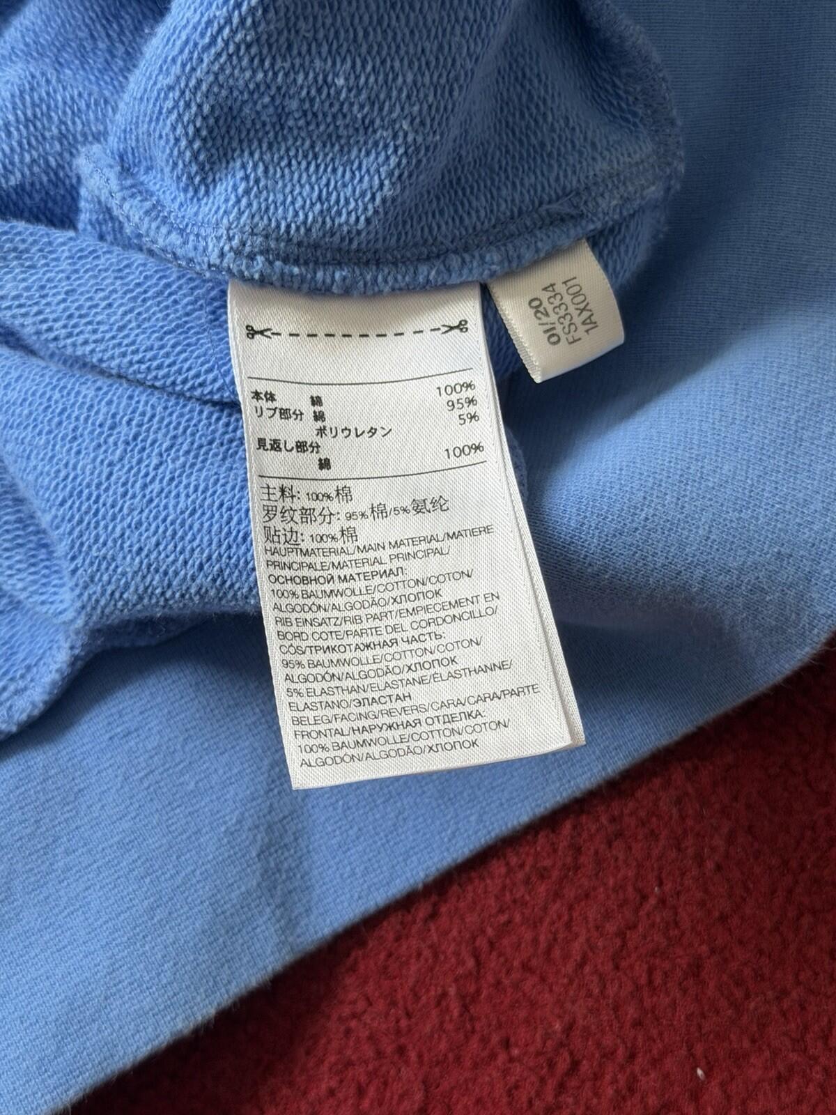 Y-3 Yohji Yamamoto x Adidas Classic Logo Hoodie Baby Blue Size S