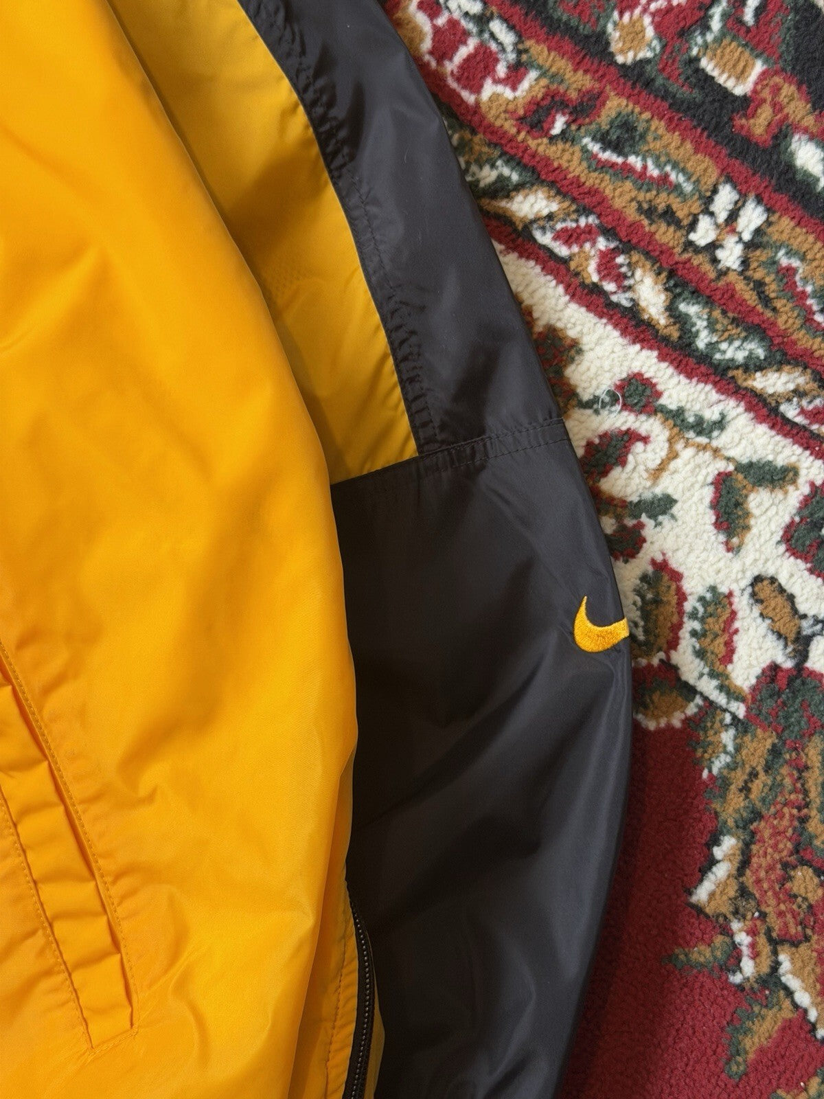 Vintage 90s Nike Steelers Reversible NFL Nylon Sweatshirt Jacket XL
