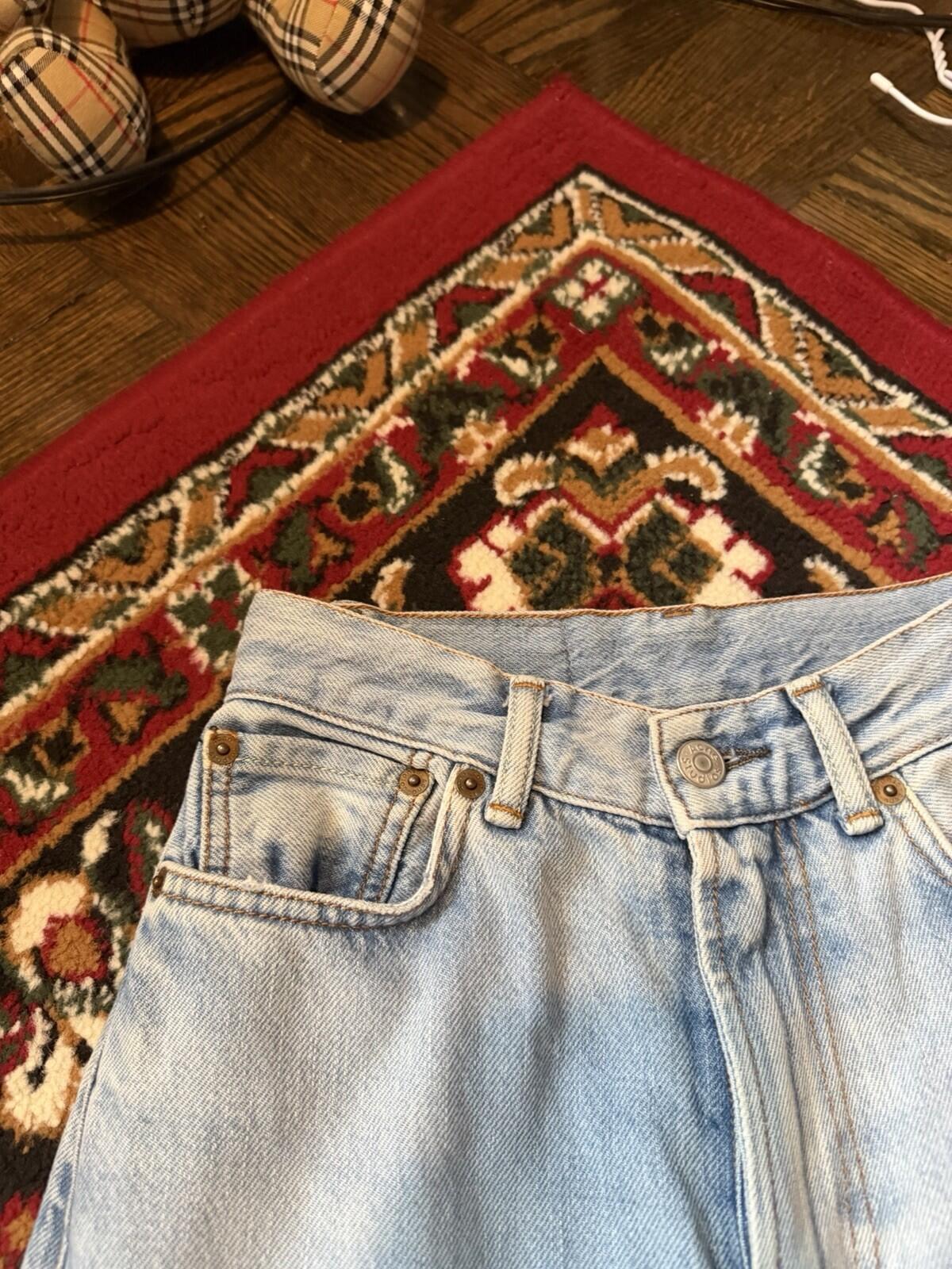 Acne Studios Relaxed Fit Jeans Mid Blue Size 25/30 Straight Leg