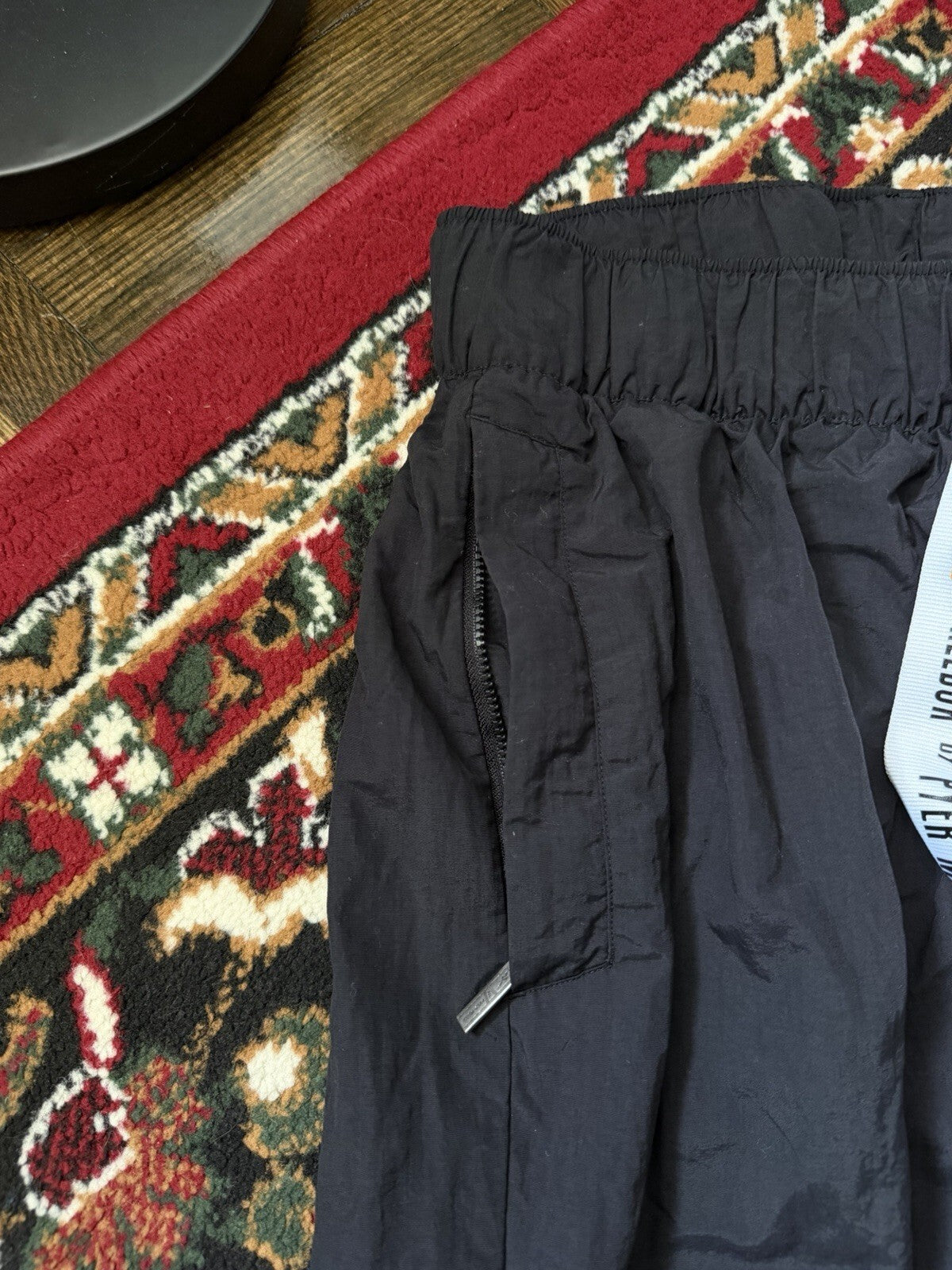 Reebok Classic x Pyer Moss Style Vector Athletic Track Pants Size M Black