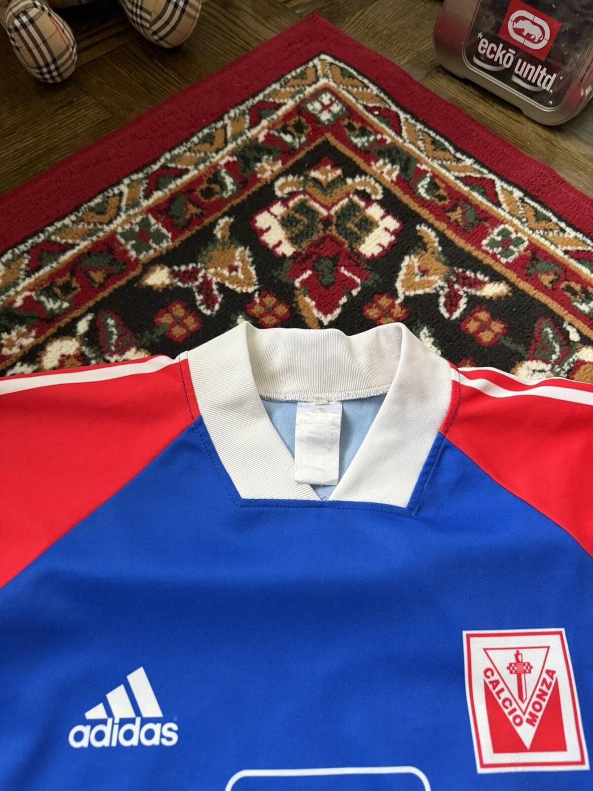 Vintage Monza Calcio Topic 1998/1999 Adidas Football Shirt Jersey Match Worn