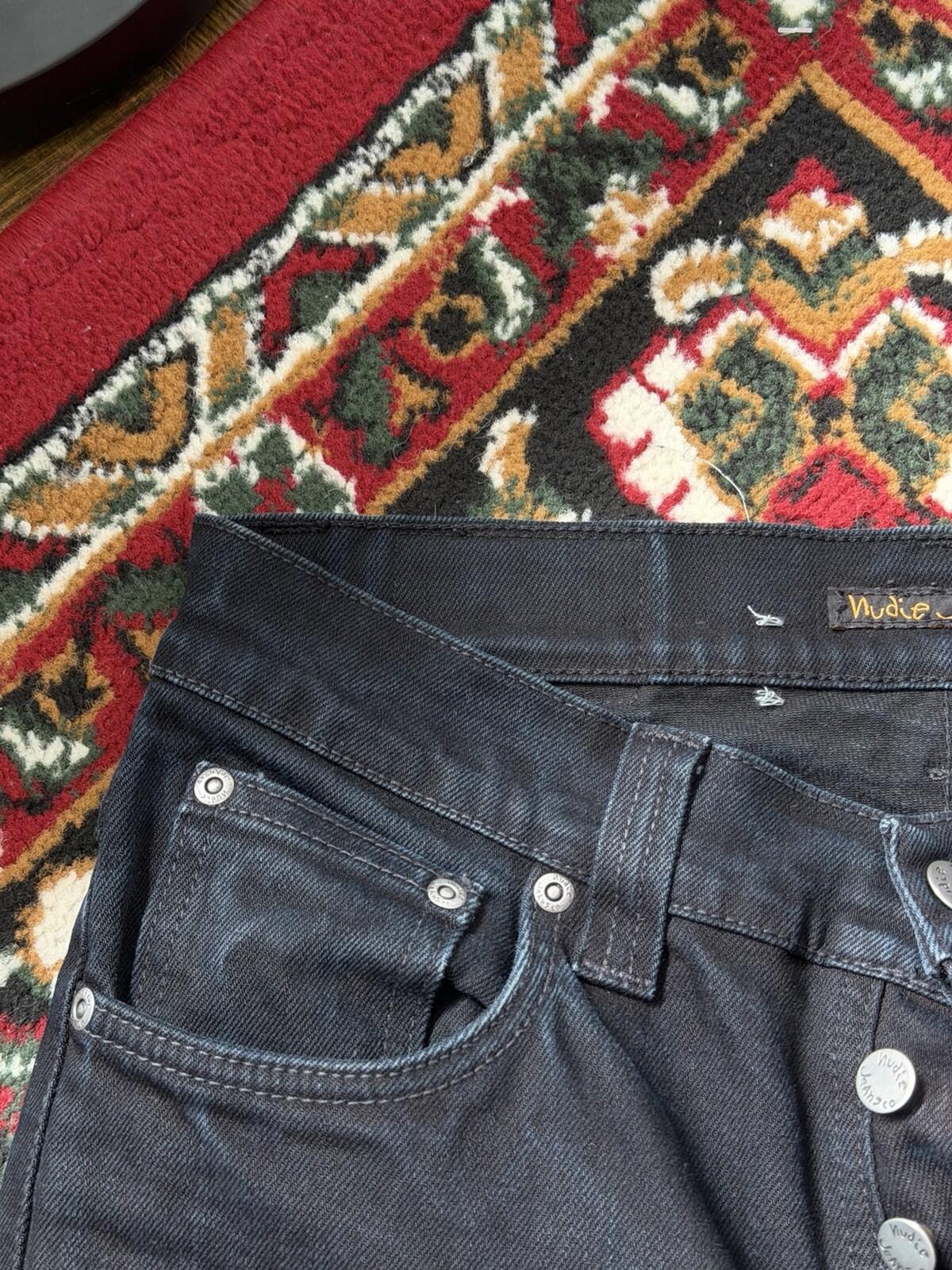 Nudie Grim Tim Organic Black Ring Classic Jeans Size M W31 / L30
