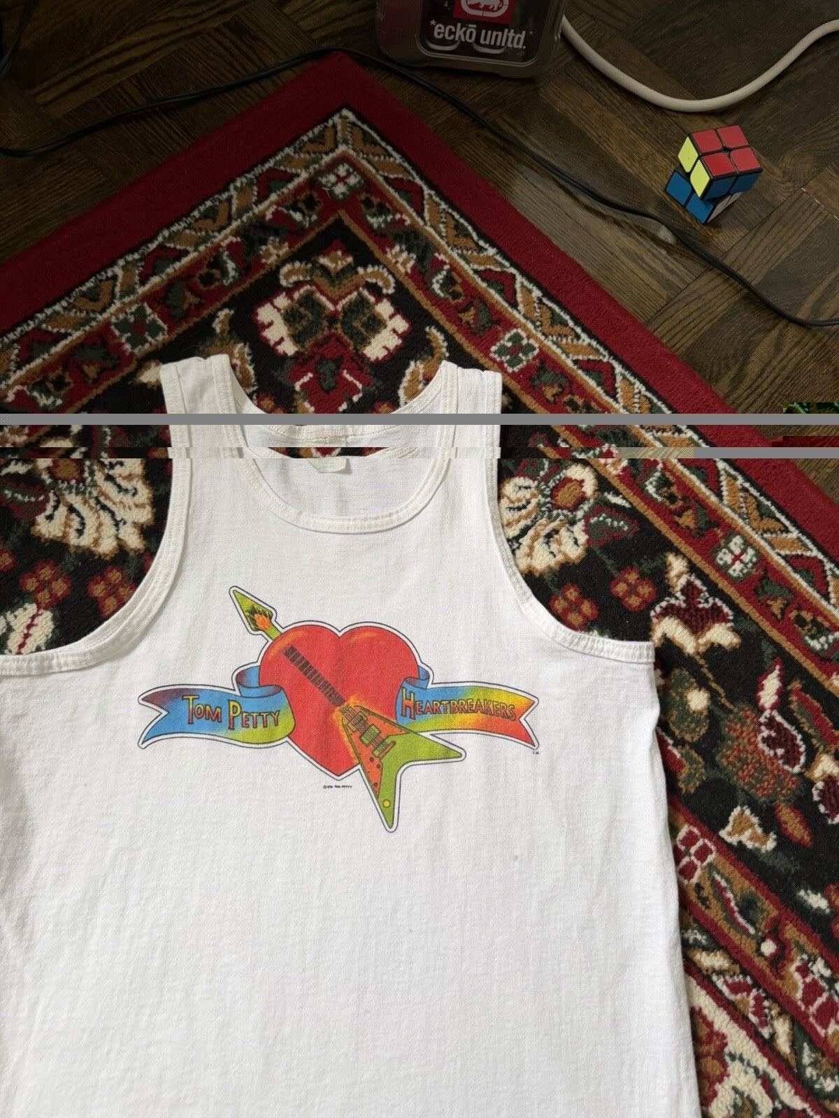 Vintage 70s Tom Petty and The Heartbreakers L 1976 Tour Tee Tank Top