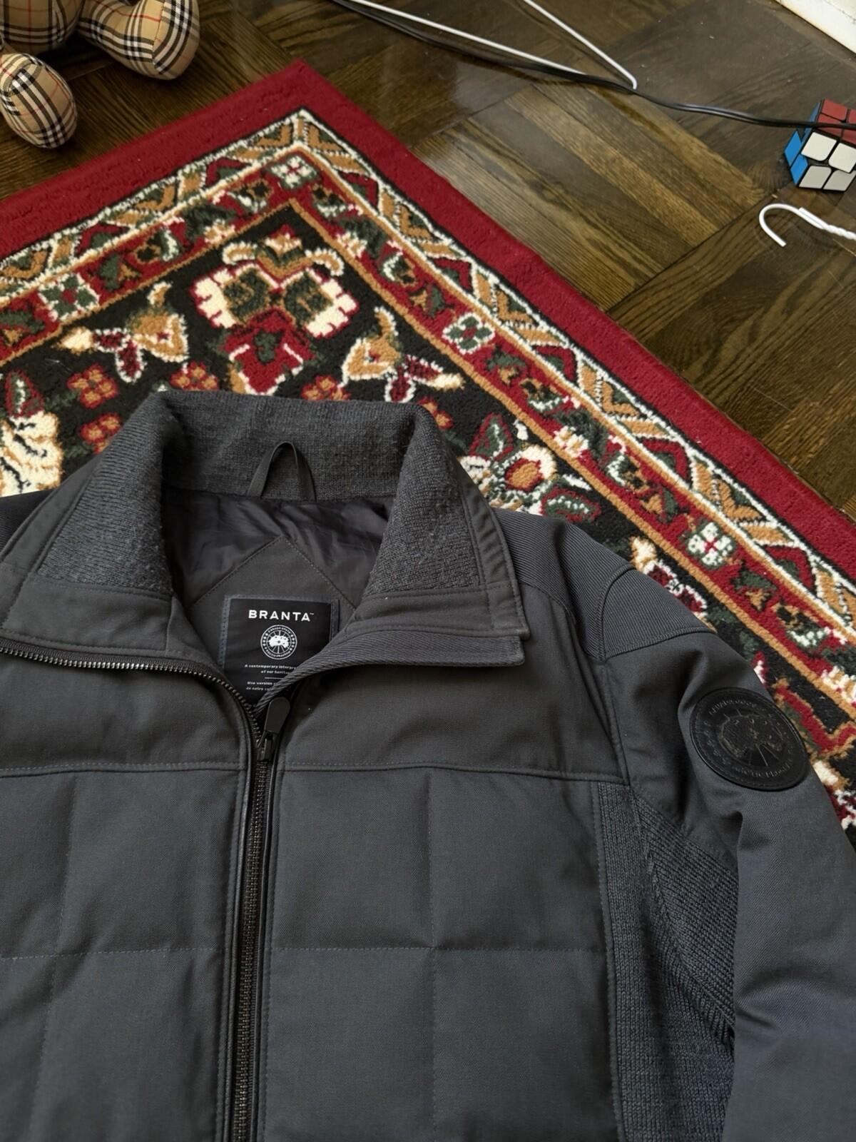 Canada Goose Branta 2721M Down Hybrid Jacket Men's Large Black Made in Canada