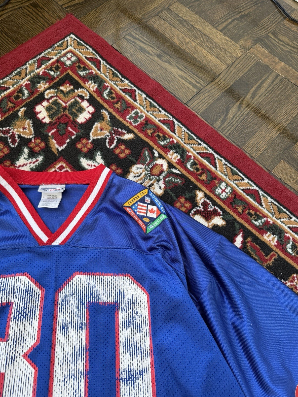 NFL Reebok Buffalo Bills Eric Moulds #80  Authentic Team Replica Jersey Men's L