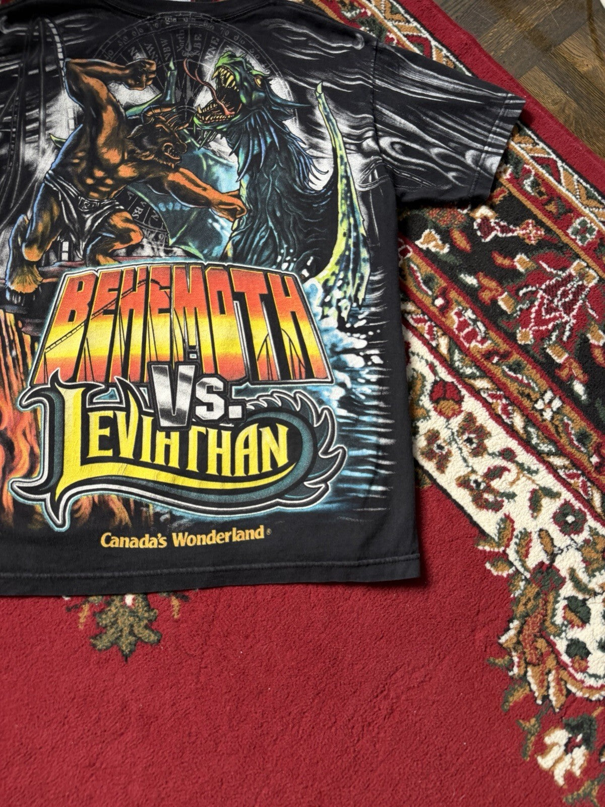 Canada’s Wonderland Theme Park T Shirt Adult Mens Sz M Behemoth & Leviathan Tee