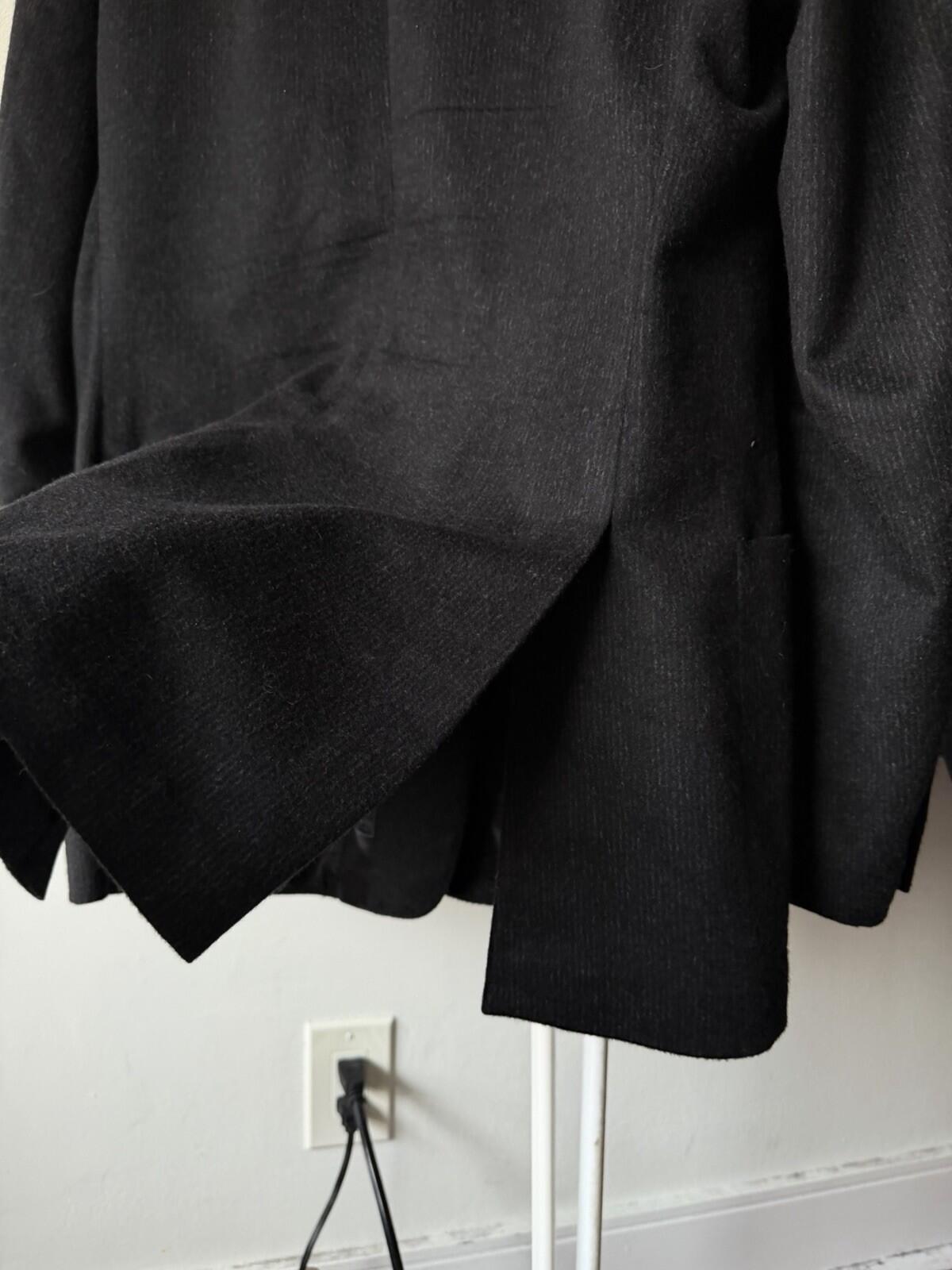 Corneliani ID Italy Virgin Wool 54EU  Blazer Coat Sport Jacket Black